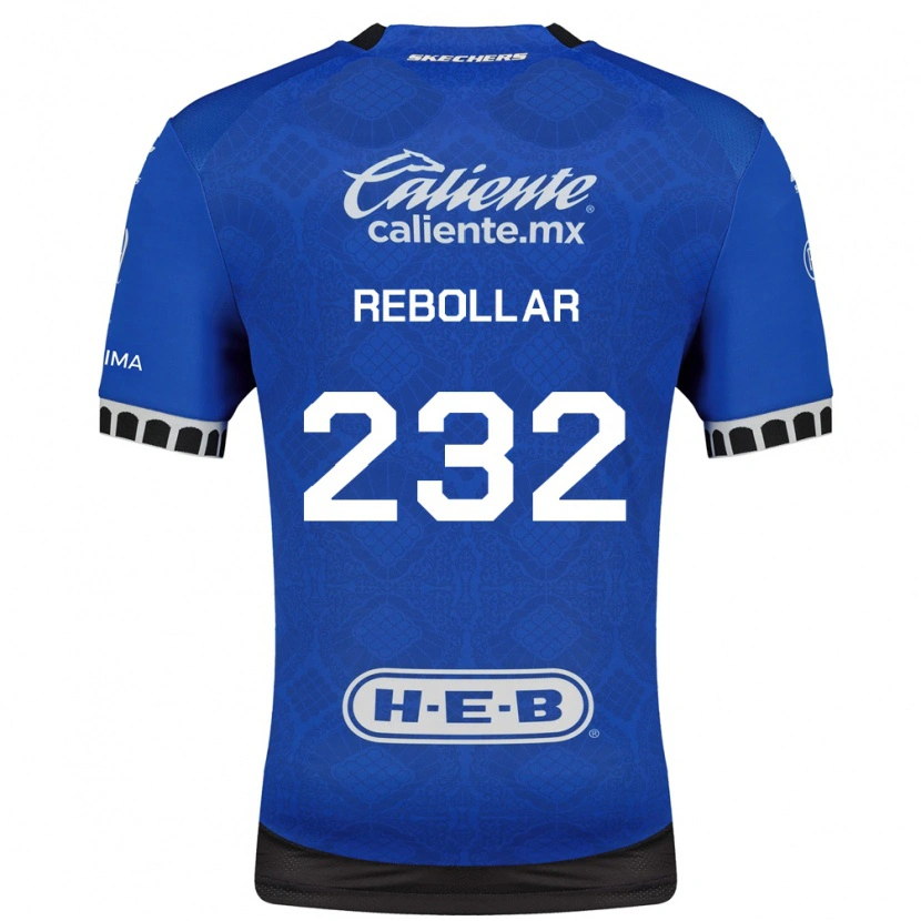 Danxen Herren Jonathan Rebollar #232 Königsblau Weiß Schwarz Auswärtstrikot Trikot 2026/27 T-Shirt