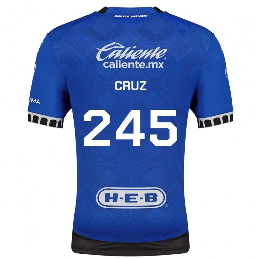Danxen Herren Leonardo Cruz #245 Königsblau Weiß Schwarz Auswärtstrikot Trikot 2026/27 T-Shirt