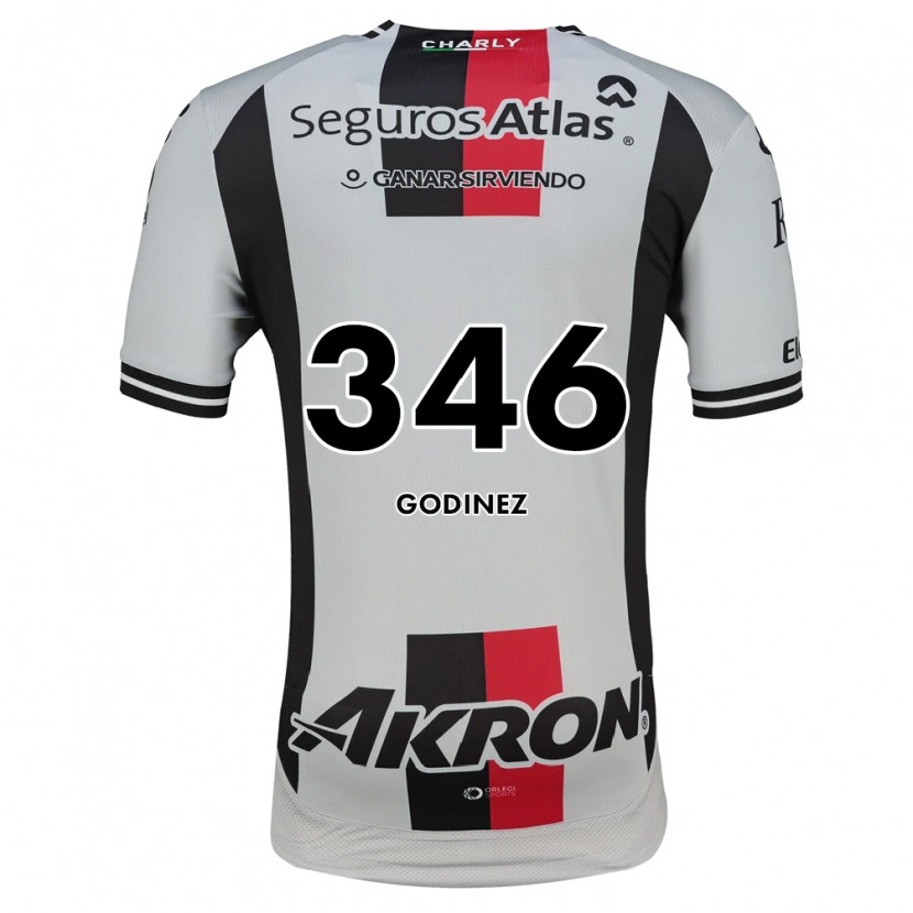 Danxen Herren Olmo Godínez #346 Weiß Rot Schwarz Auswärtstrikot Trikot 2026/27 T-Shirt