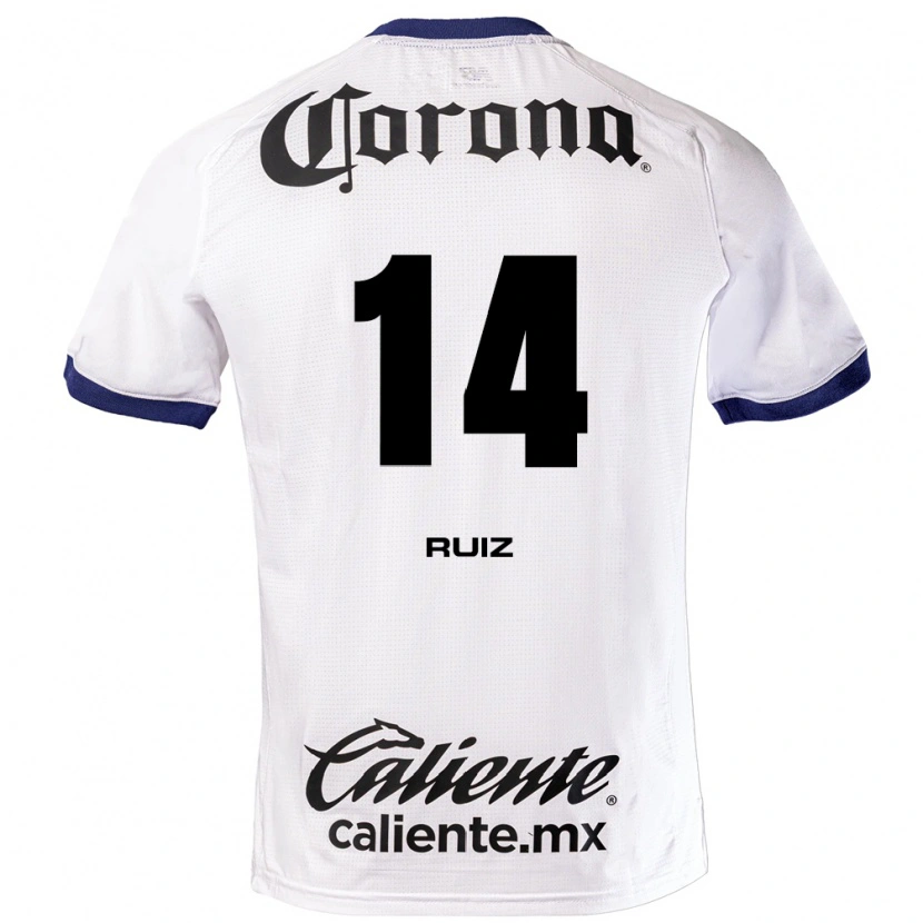 Danxen Herren Marcel Ruiz #14 Weiß Blau Schwarz Auswärtstrikot Trikot 2026/27 T-Shirt