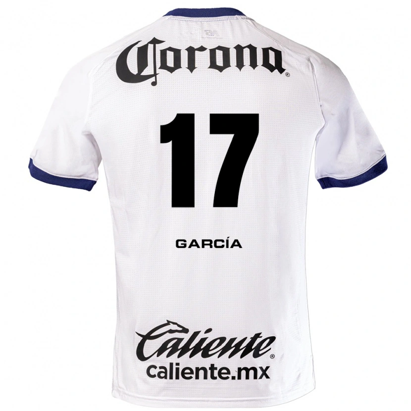 Danxen Herren Brian García #17 Weiß Blau Schwarz Auswärtstrikot Trikot 2026/27 T-Shirt