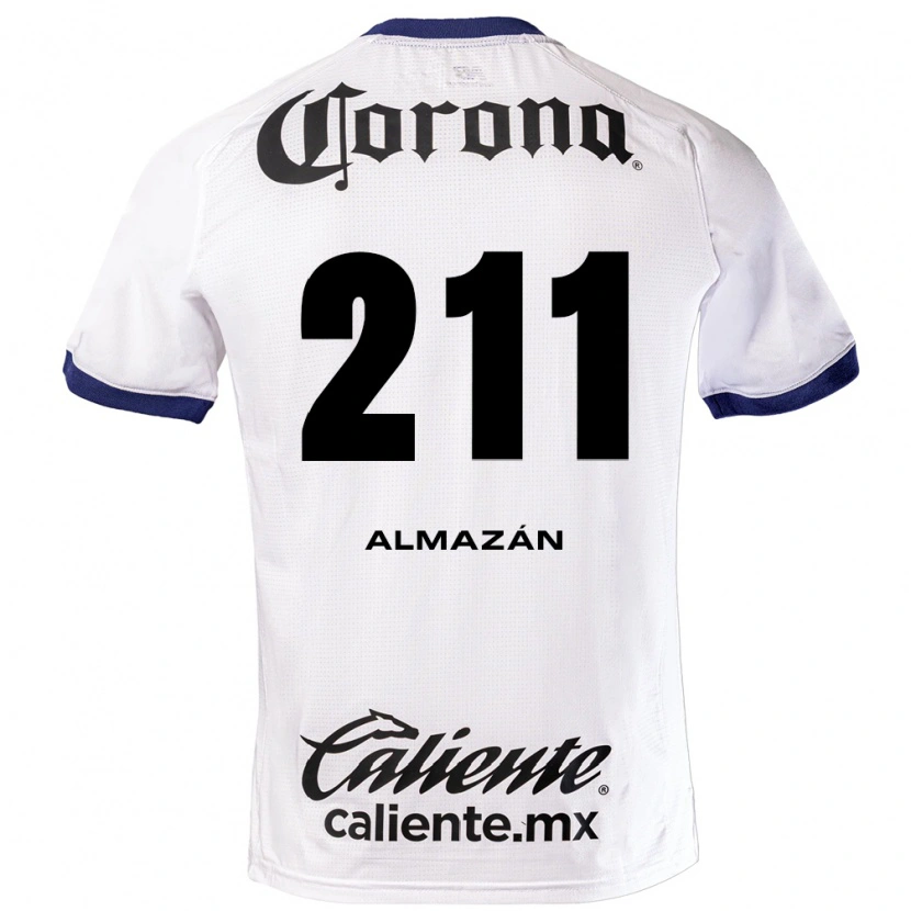 Danxen Herren Fernando Almazán #211 Weiß Blau Schwarz Auswärtstrikot Trikot 2026/27 T-Shirt