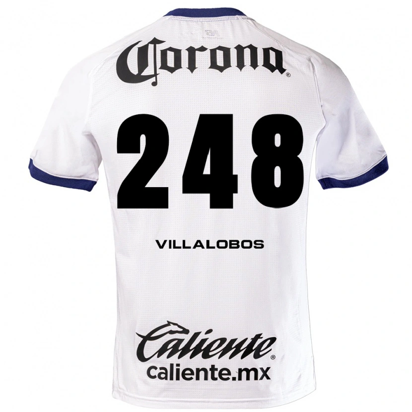 Danxen Herren José Villalobos #248 Weiß Blau Schwarz Auswärtstrikot Trikot 2026/27 T-Shirt
