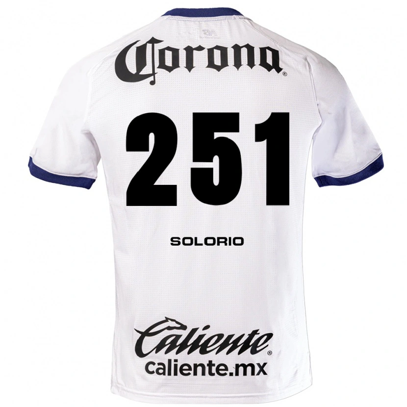 Danxen Herren Marco Solorio #251 Weiß Blau Schwarz Auswärtstrikot Trikot 2026/27 T-Shirt