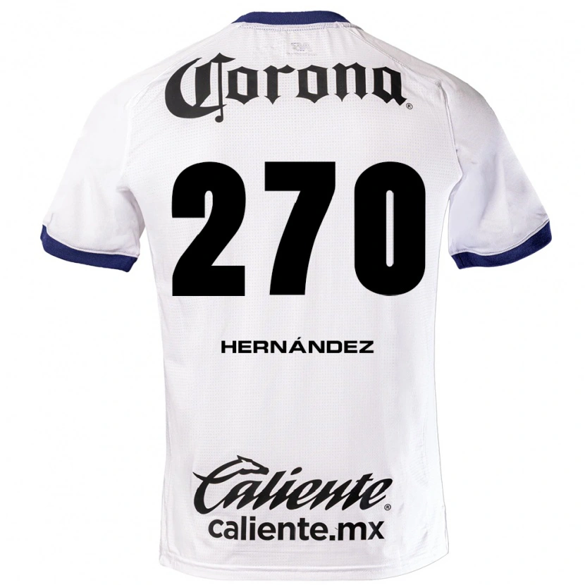 Danxen Herren Alberto Hernández #270 Weiß Blau Schwarz Auswärtstrikot Trikot 2026/27 T-Shirt