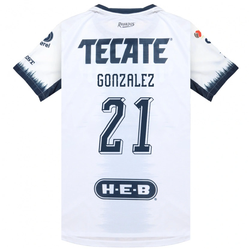 Danxen Herren Alfonso Gonzalez #21 Weiß Tintenblau Rot Auswärtstrikot Trikot 2026/27 T-Shirt