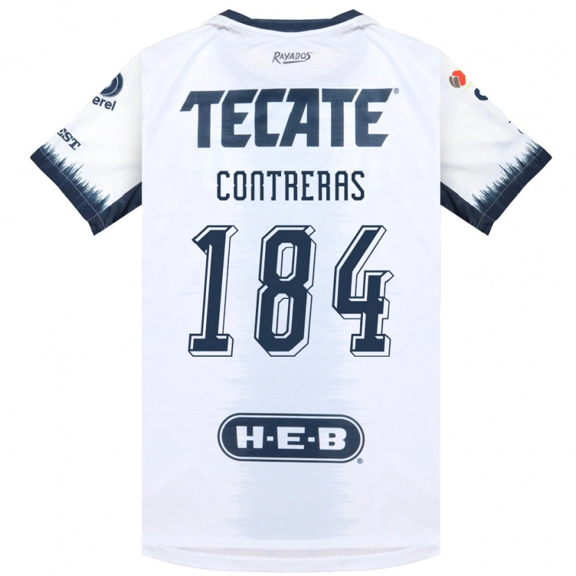 Danxen Herren Óscar Contreras #184 Weiß Tintenblau Rot Auswärtstrikot Trikot 2026/27 T-Shirt