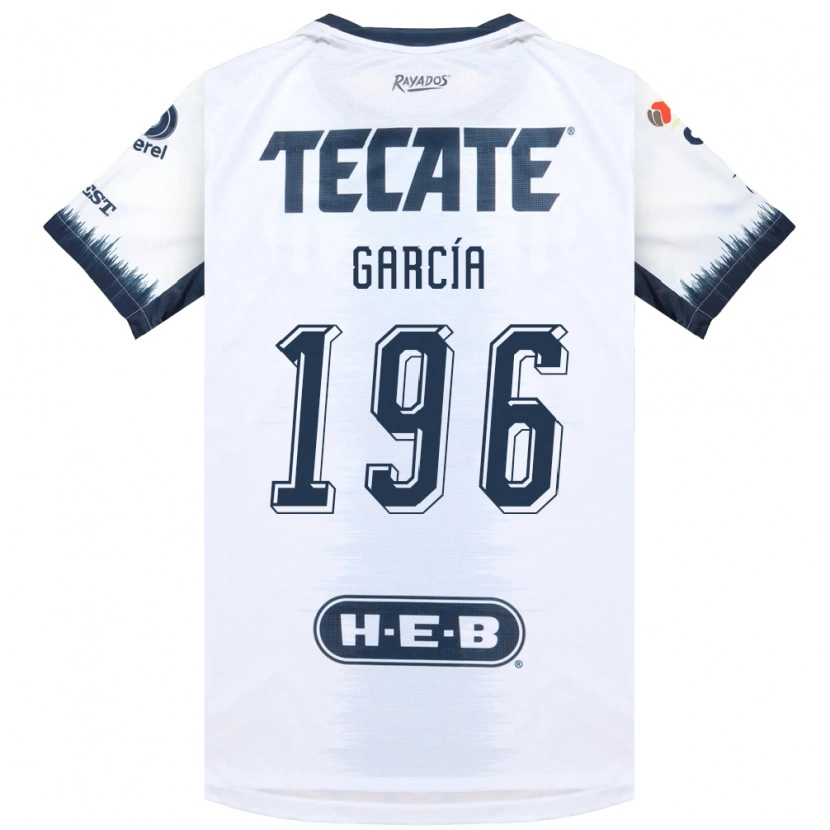 Danxen Herren Diego García #196 Weiß Tintenblau Rot Auswärtstrikot Trikot 2026/27 T-Shirt