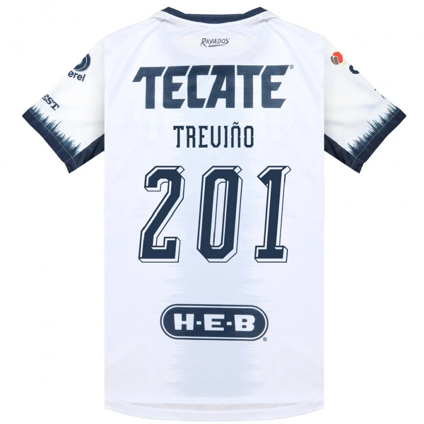 Danxen Herren José Treviño #201 Weiß Tintenblau Rot Auswärtstrikot Trikot 2026/27 T-Shirt