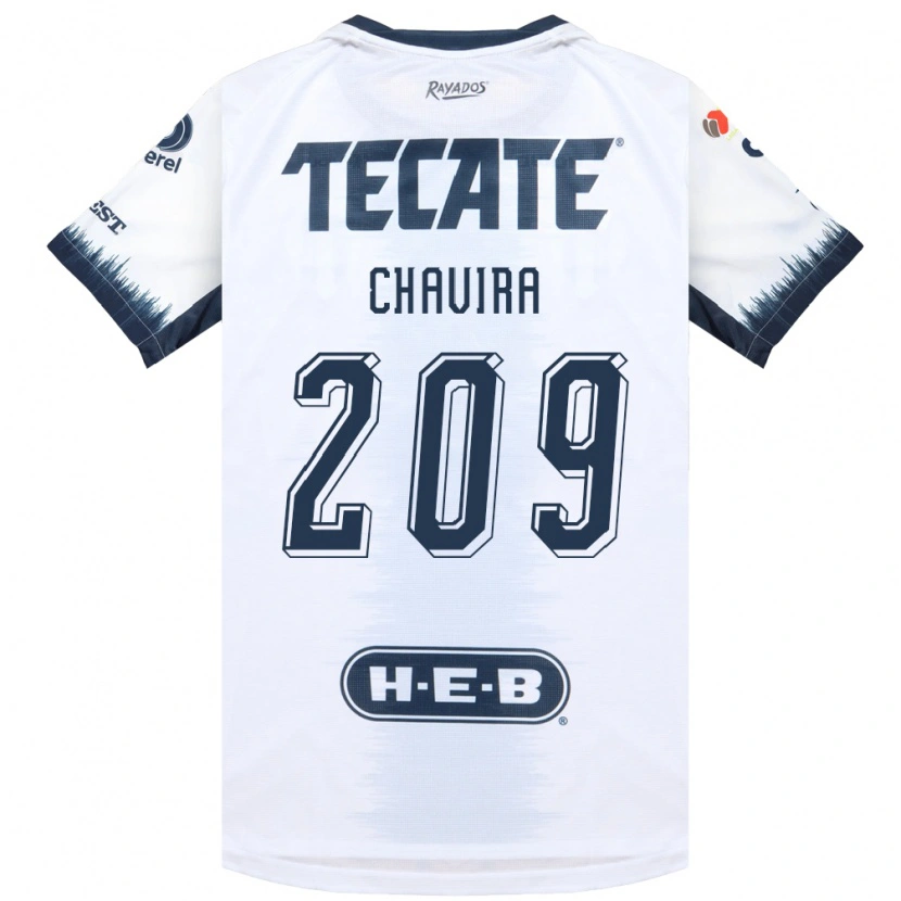 Danxen Herren Diego Chavira #209 Weiß Tintenblau Rot Auswärtstrikot Trikot 2026/27 T-Shirt
