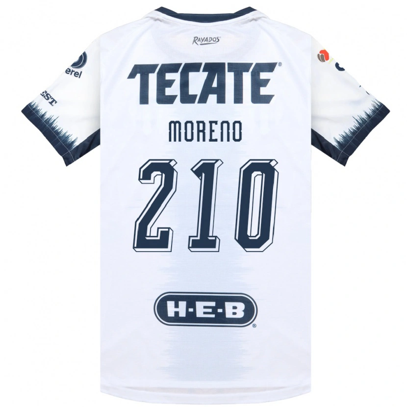 Danxen Herren Gael Moreno #210 Weiß Tintenblau Rot Auswärtstrikot Trikot 2026/27 T-Shirt