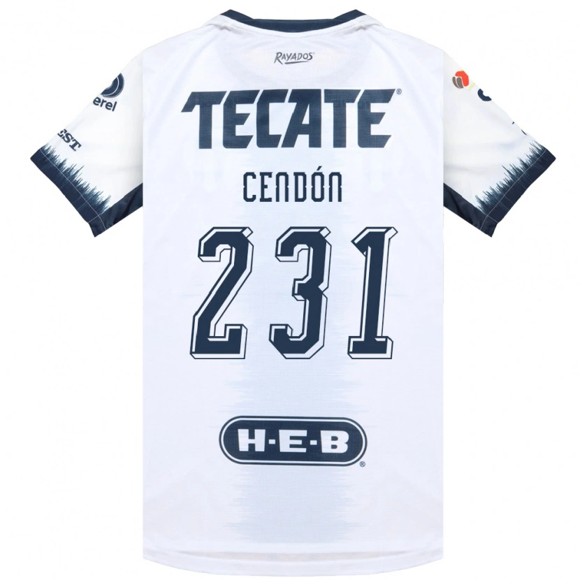 Danxen Herren Maximiliano Cendón #231 Weiß Tintenblau Rot Auswärtstrikot Trikot 2026/27 T-Shirt