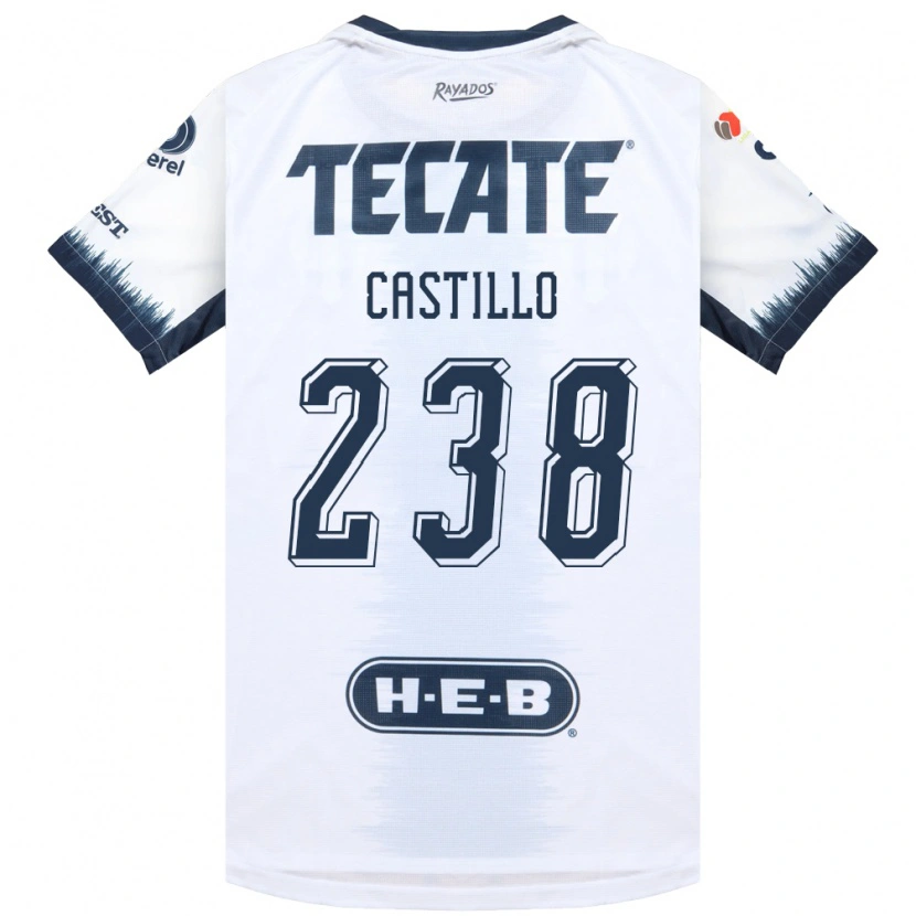 Danxen Herren Juan Castillo #238 Weiß Tintenblau Rot Auswärtstrikot Trikot 2026/27 T-Shirt