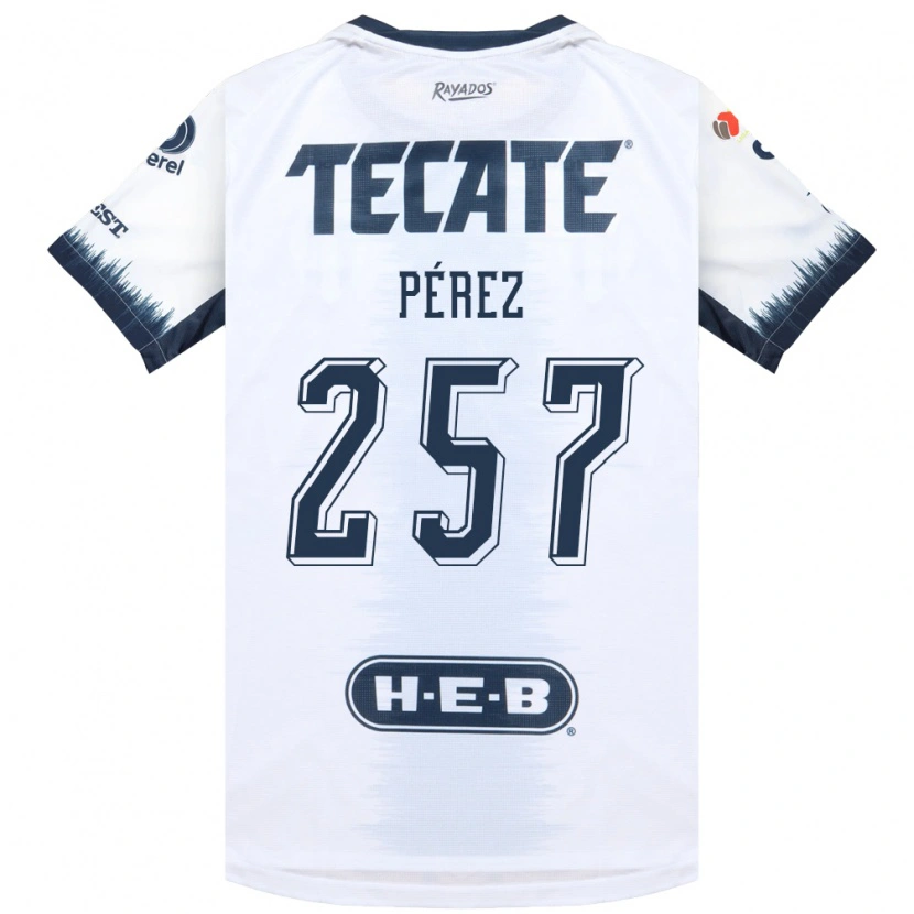 Danxen Herren Anthony Pérez #257 Weiß Tintenblau Rot Auswärtstrikot Trikot 2026/27 T-Shirt