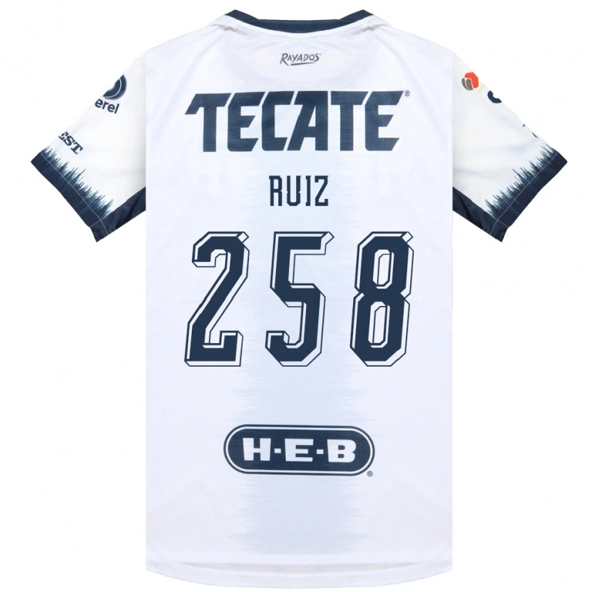 Danxen Herren Diego Ruiz #258 Weiß Tintenblau Rot Auswärtstrikot Trikot 2026/27 T-Shirt