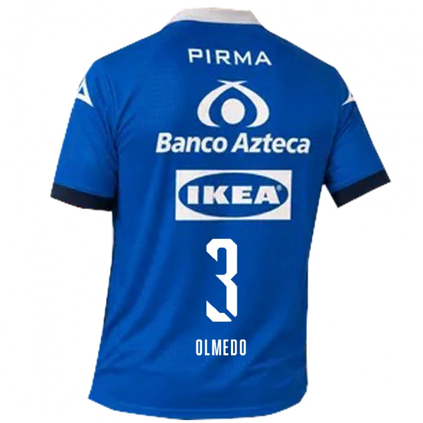 Danxen Herren Sebastián Olmedo #3 Blau Weiß Auswärtstrikot Trikot 2026/27 T-Shirt