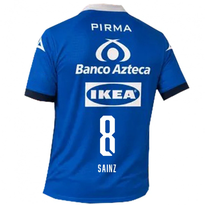 Danxen Herren María Sainz #8 Blau Weiß Auswärtstrikot Trikot 2026/27 T-Shirt