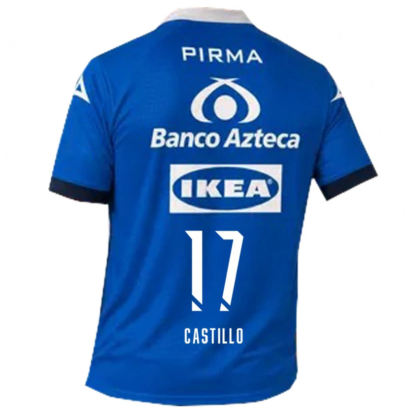 Danxen Herren Raúl Castillo #17 Blau Weiß Auswärtstrikot Trikot 2026/27 T-Shirt