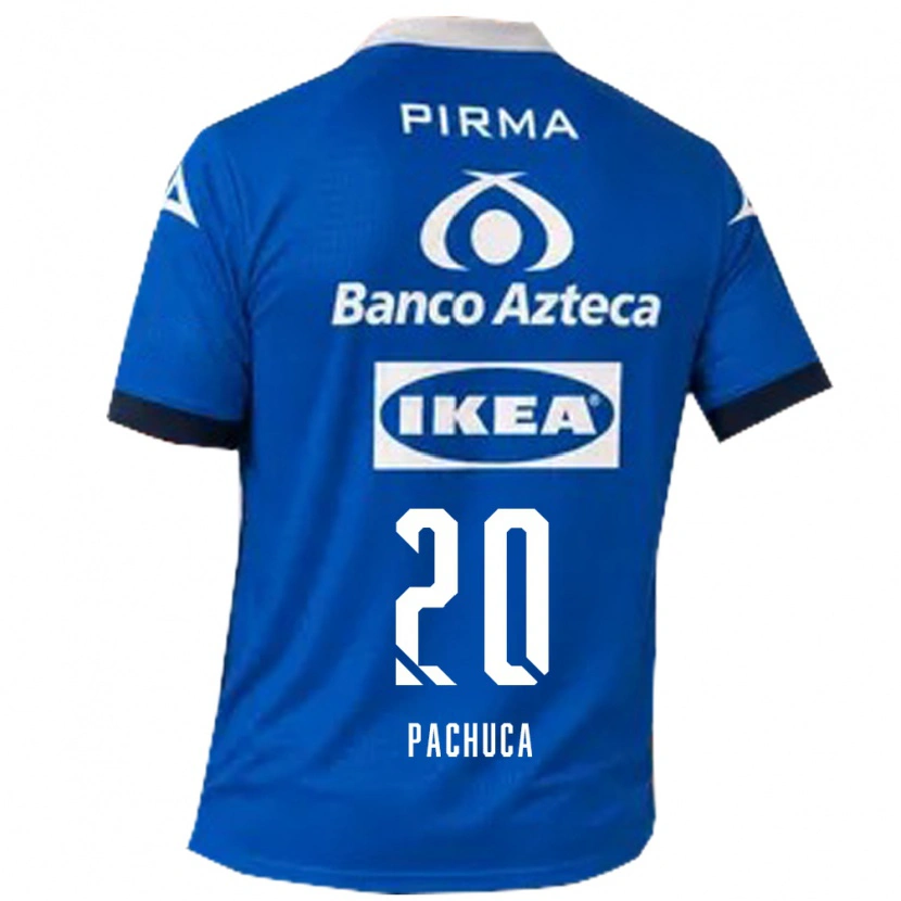 Danxen Herren José Pachuca #20 Blau Weiß Auswärtstrikot Trikot 2026/27 T-Shirt