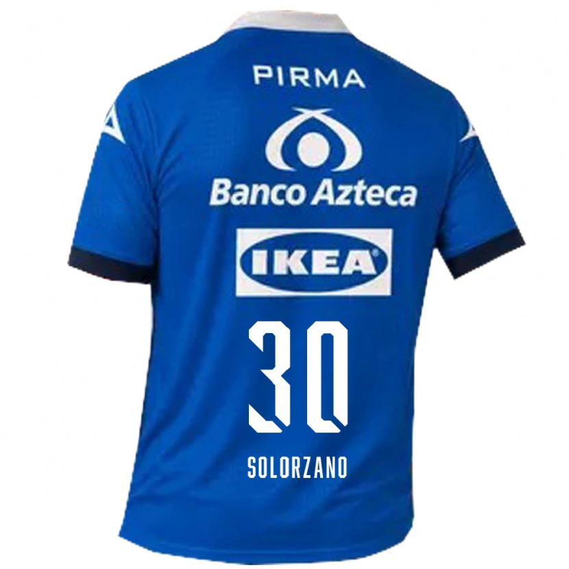 Danxen Herren Aisha Solórzano #30 Blau Weiß Auswärtstrikot Trikot 2026/27 T-Shirt
