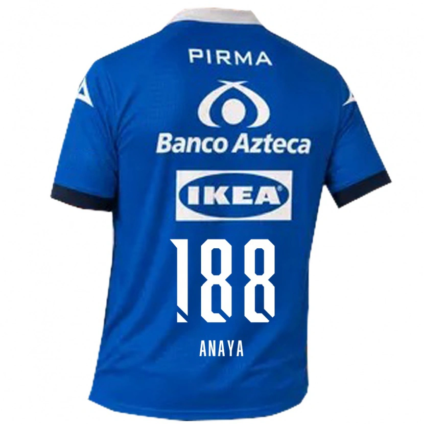 Danxen Herren Mario Anaya #188 Blau Weiß Auswärtstrikot Trikot 2026/27 T-Shirt