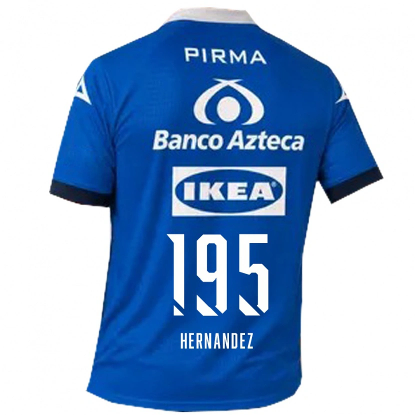 Danxen Herren Daniel Hernández #195 Blau Weiß Auswärtstrikot Trikot 2026/27 T-Shirt