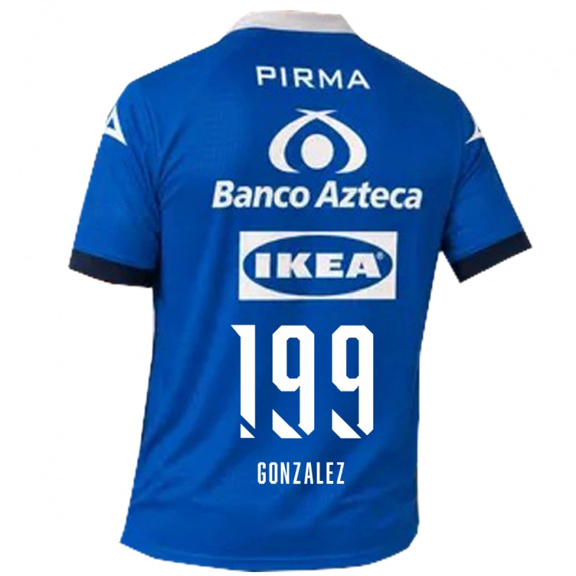 Danxen Herren Samuel González #199 Blau Weiß Auswärtstrikot Trikot 2026/27 T-Shirt