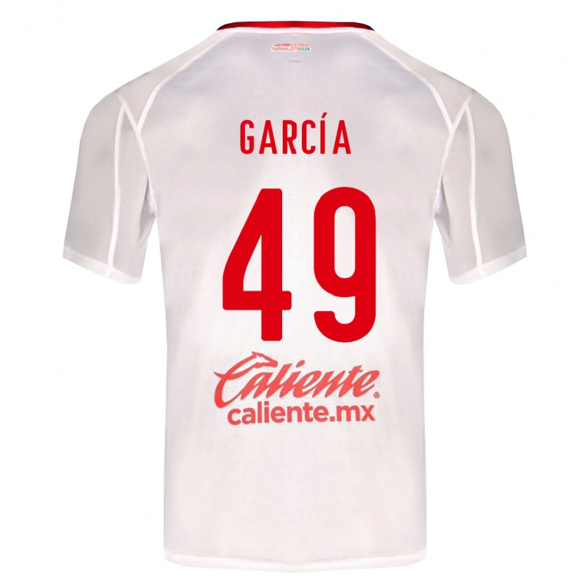 Danxen Herren Gilberto García #49 Weiß Grün Rot Auswärtstrikot Trikot 2026/27 T-Shirt