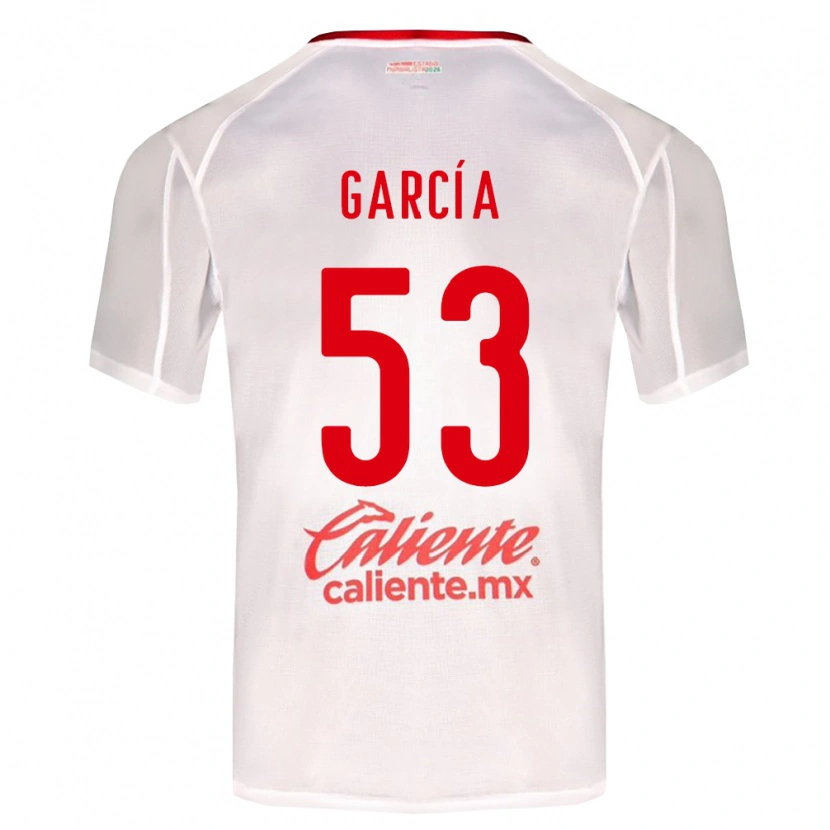 Danxen Herren Uziel García #53 Weiß Grün Rot Auswärtstrikot Trikot 2026/27 T-Shirt