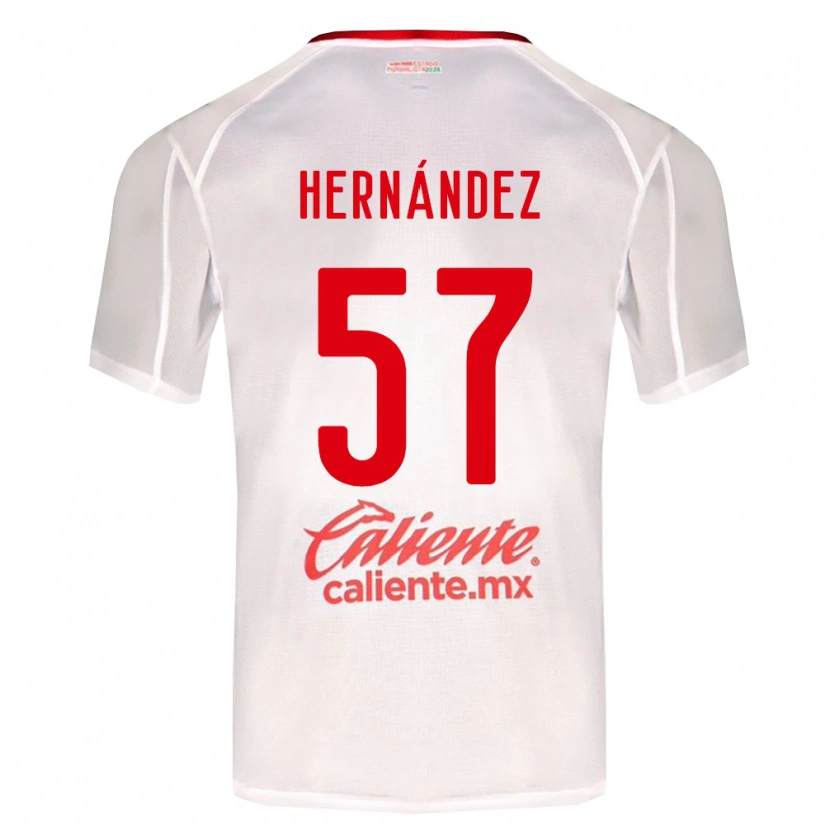Danxen Herren Jesús Hernández #57 Weiß Grün Rot Auswärtstrikot Trikot 2026/27 T-Shirt