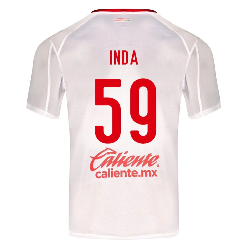 Danxen Herren Samir Inda #59 Weiß Grün Rot Auswärtstrikot Trikot 2026/27 T-Shirt