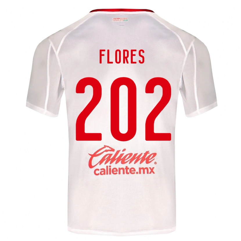 Danxen Herren Daniel Flores #202 Weiß Grün Rot Auswärtstrikot Trikot 2026/27 T-Shirt