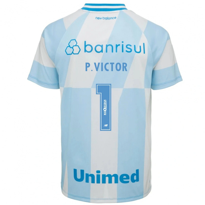 Danxen Herren Paulo Victor #1 Hellblau Weiß Auswärtstrikot Trikot 2026/27 T-Shirt