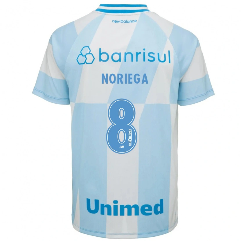 Danxen Herren Erick Noriega #8 Hellblau Weiß Auswärtstrikot Trikot 2026/27 T-Shirt