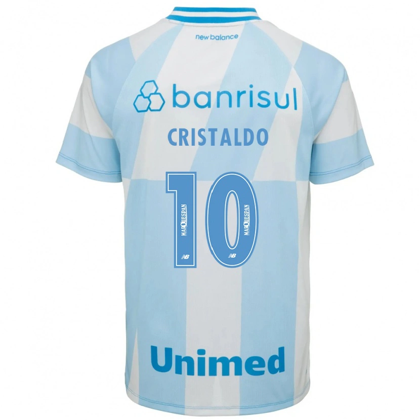 Danxen Herren Franco Cristaldo #10 Hellblau Weiß Auswärtstrikot Trikot 2026/27 T-Shirt