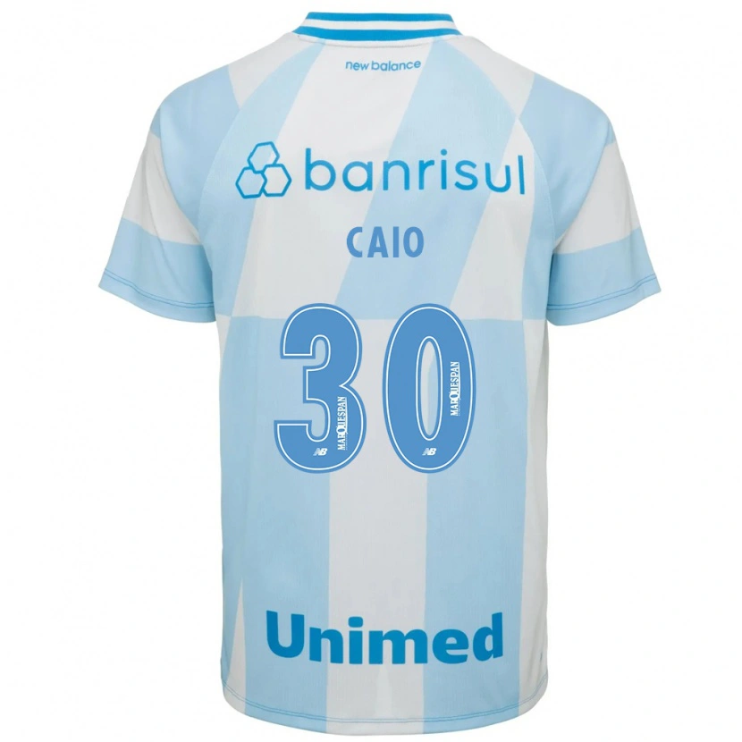 Danxen Herren Rodrigo Caio #30 Hellblau Weiß Auswärtstrikot Trikot 2026/27 T-Shirt