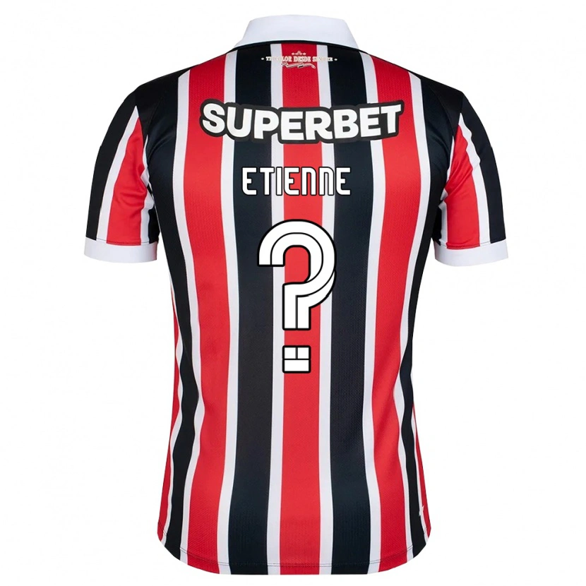 Danxen Herren Clauvis Etienne #0 Rot Weiß Schwarz Auswärtstrikot Trikot 2026/27 T-Shirt