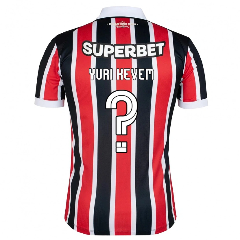 Danxen Herren Yuri Kevem #0 Rot Weiß Schwarz Auswärtstrikot Trikot 2026/27 T-Shirt