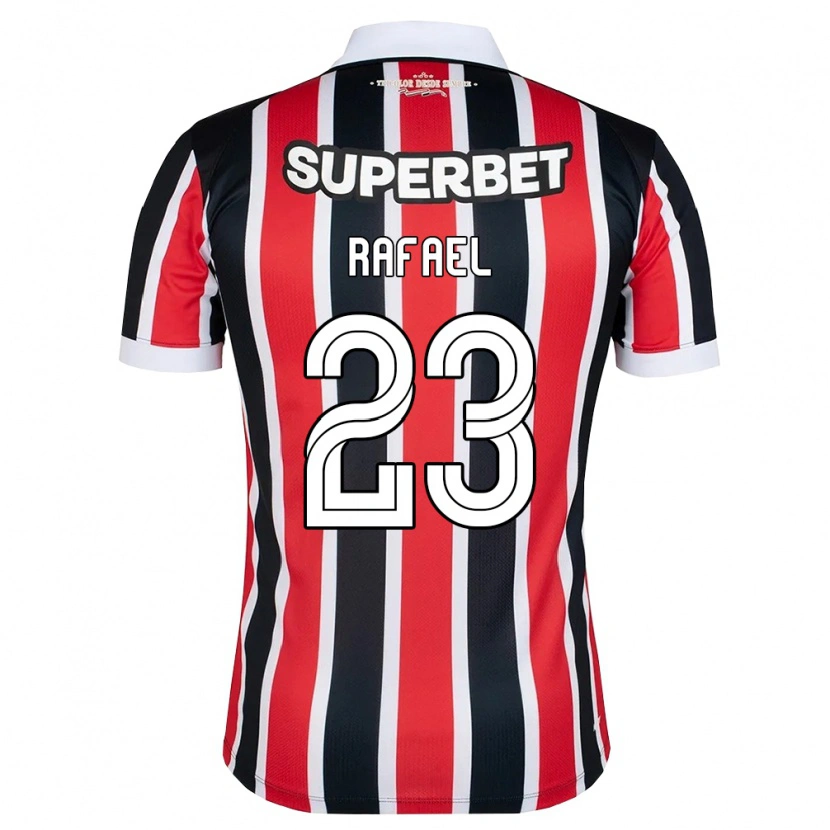 Danxen Herren Rafael Pires Monteiro #23 Rot Weiß Schwarz Auswärtstrikot Trikot 2026/27 T-Shirt
