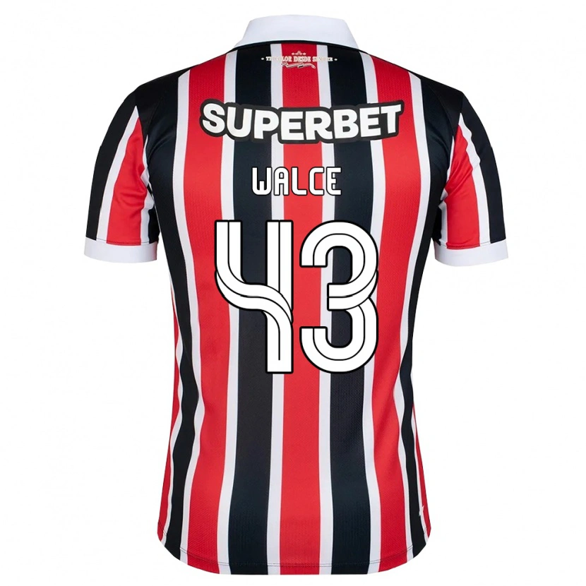 Danxen Herren Walce #43 Rot Weiß Schwarz Auswärtstrikot Trikot 2026/27 T-Shirt