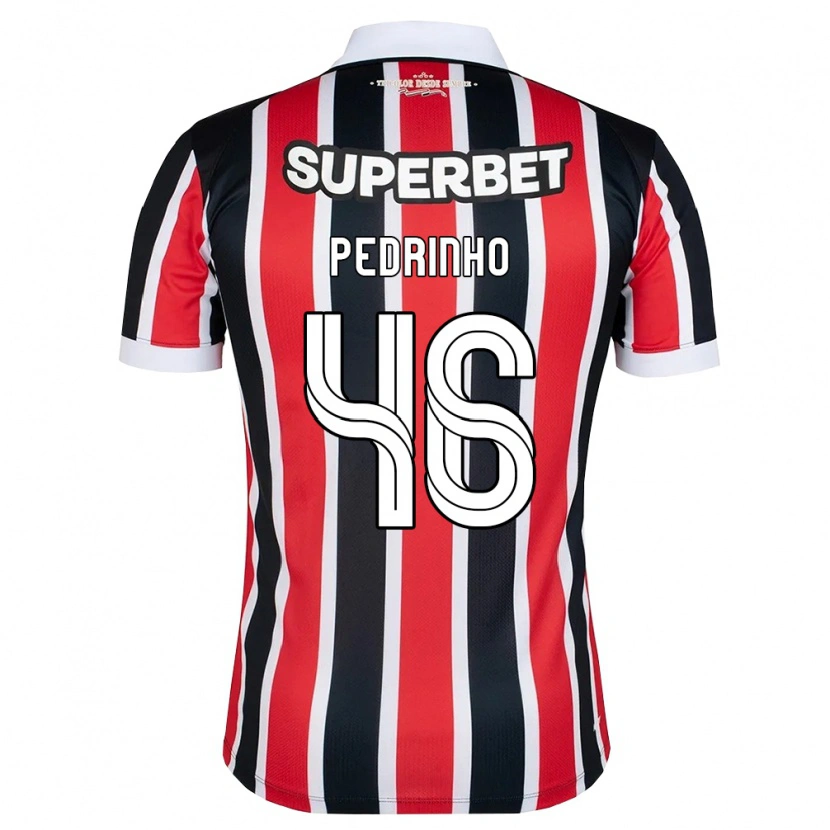 Danxen Herren Pedro Ferreira #46 Rot Weiß Schwarz Auswärtstrikot Trikot 2026/27 T-Shirt