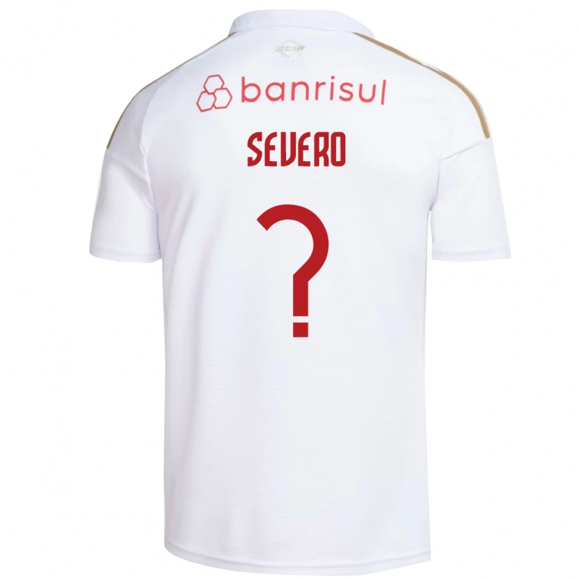 Danxen Herren Lucas Severo #0 Weiß Rot Auswärtstrikot Trikot 2026/27 T-Shirt