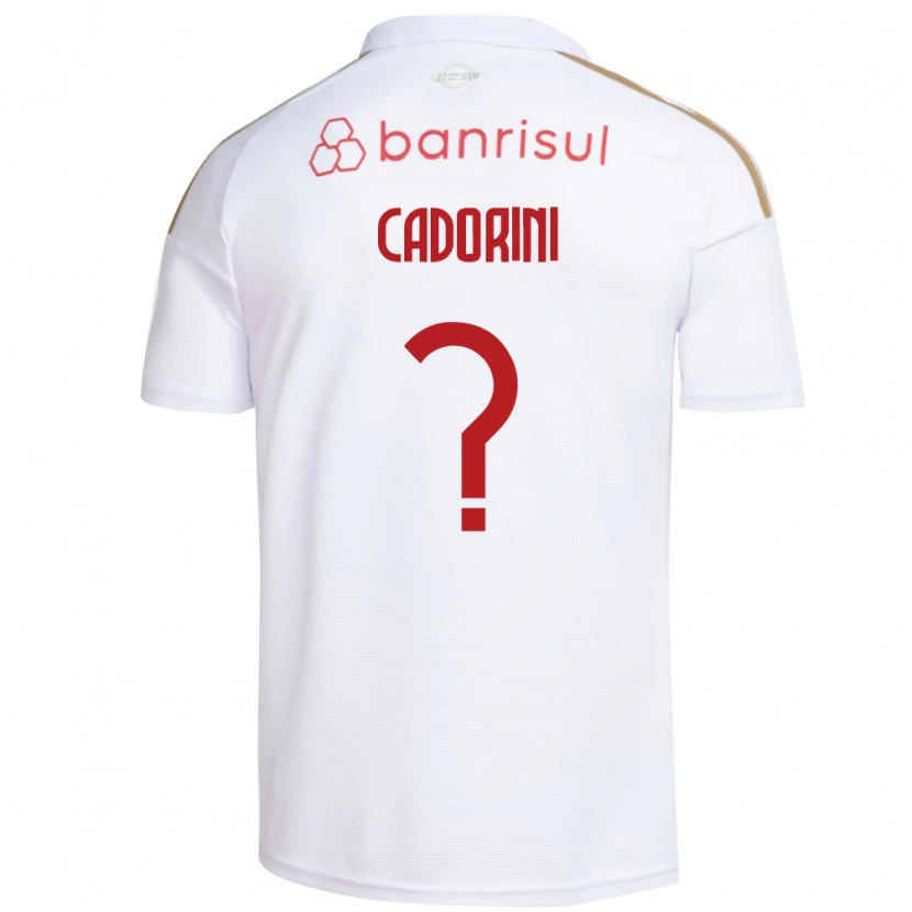 Danxen Herren Matheus Cadorini #0 Weiß Rot Auswärtstrikot Trikot 2026/27 T-Shirt