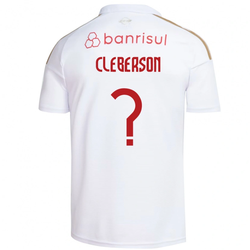 Danxen Herren Cleberson #0 Weiß Rot Auswärtstrikot Trikot 2026/27 T-Shirt