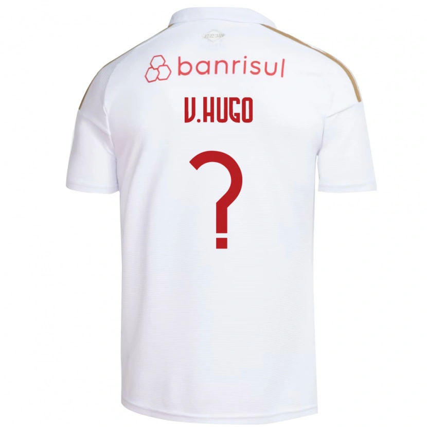 Danxen Herren Vitor Hugo #0 Weiß Rot Auswärtstrikot Trikot 2026/27 T-Shirt