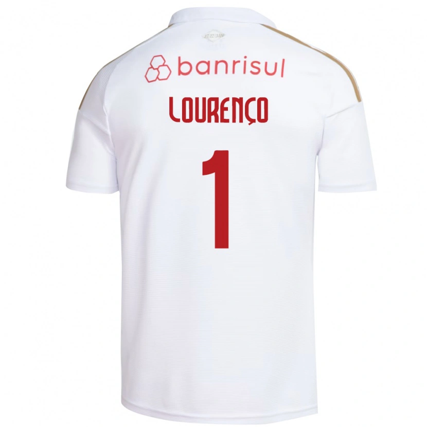 Danxen Herren Arthur Lourenço #1 Weiß Rot Auswärtstrikot Trikot 2026/27 T-Shirt