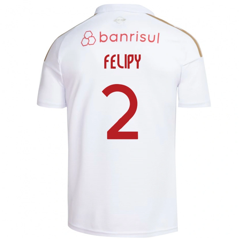 Danxen Herren Luis Felipy #2 Weiß Rot Auswärtstrikot Trikot 2026/27 T-Shirt