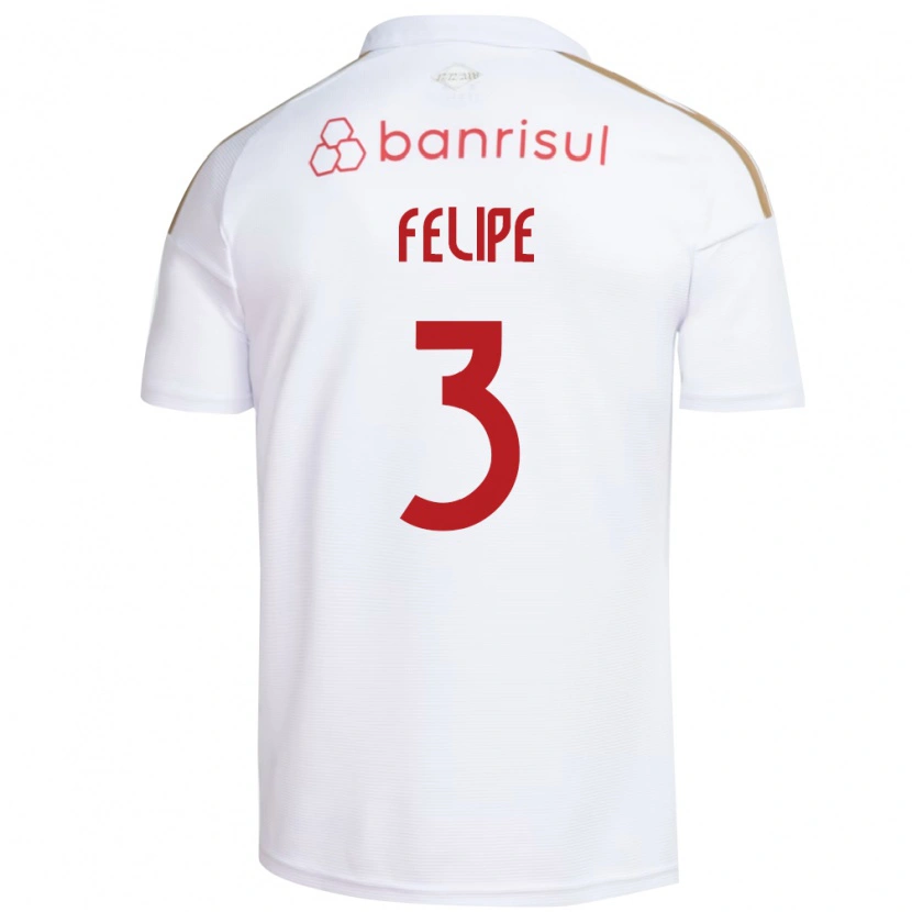 Danxen Herren Gabriel Lara #3 Weiß Rot Auswärtstrikot Trikot 2026/27 T-Shirt