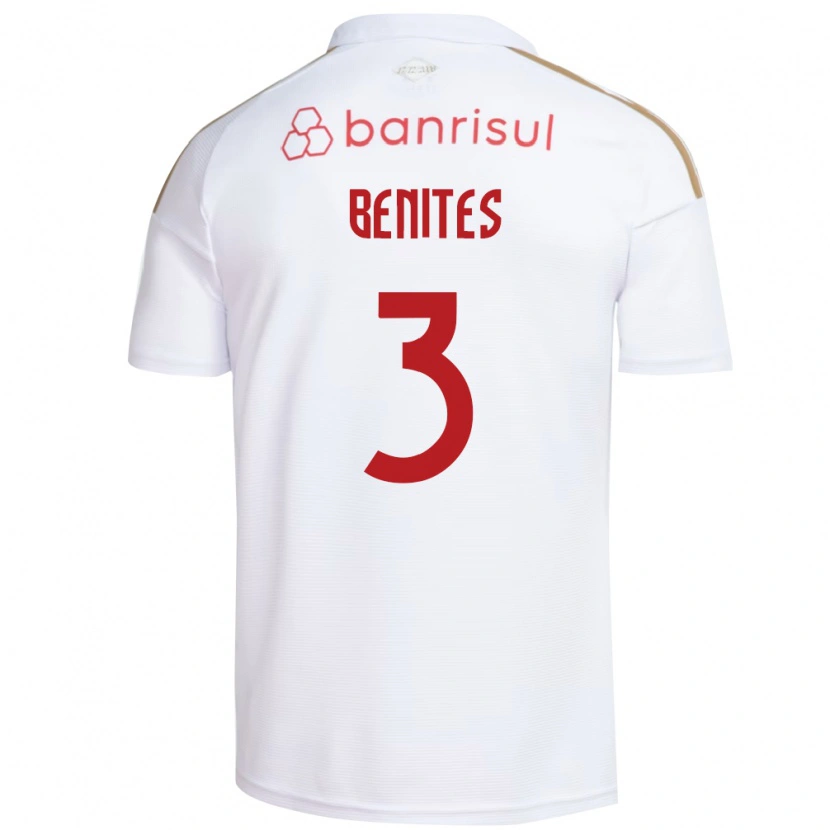 Danxen Herren Bruna Benites #3 Weiß Rot Auswärtstrikot Trikot 2026/27 T-Shirt