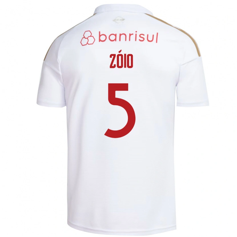 Danxen Herren Zóio #5 Weiß Rot Auswärtstrikot Trikot 2026/27 T-Shirt